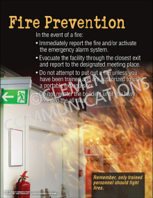 Fire Prevention-Escape Poster
