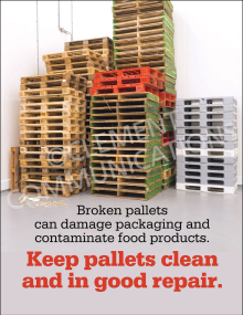 Keep Pallets Clean Poster