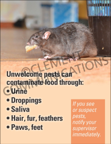 Unwelcome Pests Poster