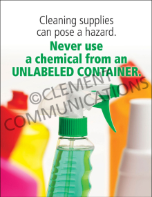 Cleaning Supplies Poster