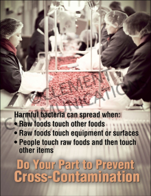 Harmful Bacteria Can Spread Poster