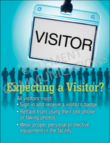 Security - Expecting A Visitor Poster