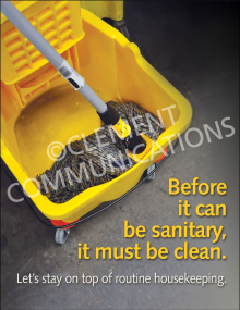 Before It Can Be Sanitary Poster