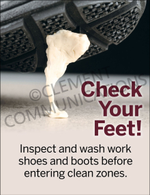 Check Your Feet Poster
