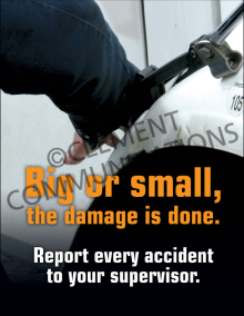 Big or Small, The Damage Is Done Poster