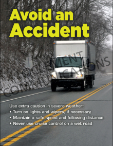 Avoid An Accident Poster