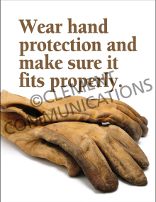 Wear Hand Protection Poster