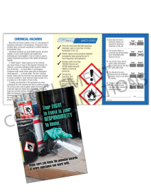 Chemical HazCom – Right To Know – Safety Pocket Guide with Quiz Card
