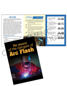 Electrical Safety – Arc Flash – Safety Pocket Guide with Quiz Card