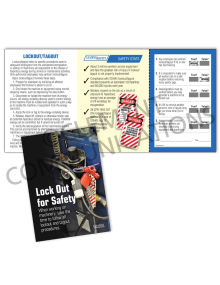 Lockout/Tagout - Safety - Safety Pocket Guide with Quiz Card
