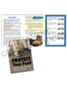 PPE – Protect Your Feet - Safety Pocket Guide with Quiz Card