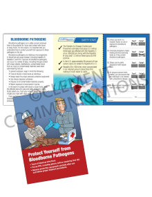 Bloodborne Pathogens – Hand – Safety Pocket Guide with Quiz Card