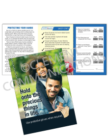 Hand Protection - Precious – Safety Pocket Guide with Quiz Card