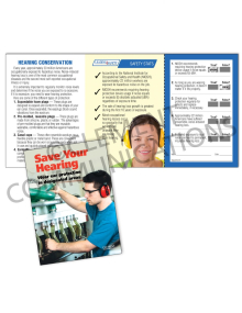 Hearing Protection - Muffs – Safety Pocket Guide with Quiz Card