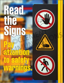 Accident Prevention - Signs - Poster
