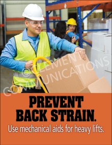 Back Safety – Mechanical Aid – Poster