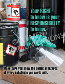 Chemical HazCom – Right To Know – Poster