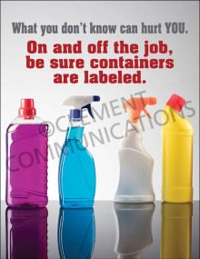 Chemical HazCom – Bottles – Poster