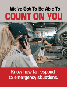 Emergency Preparedness – Count On You –  Posters