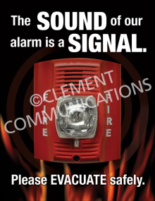 Fire Safety - Alarm Posters