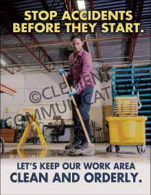 Housekeeping - Work Area - Posters