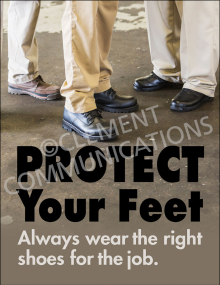 PPE – Protect Your Feet - Posters
