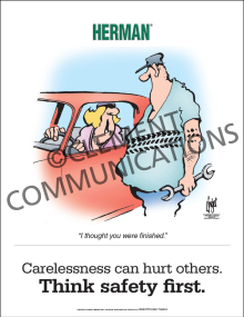 Safety Responsibility - Carelessness - Posters
