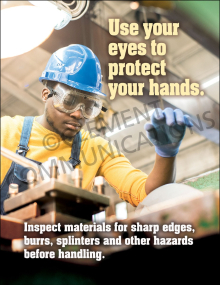 Hand Protection - Inspect Posters