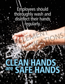 Handwashing - Clean Hands-Safe Hands - Poster