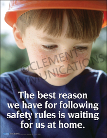 Safety Rules – Child Waiting at Home – Posters