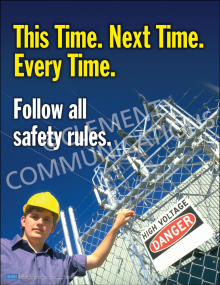 Safety Rules – Every Time Posters