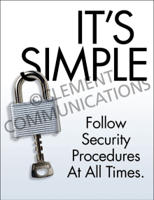 Security – It's Simple – Posters 