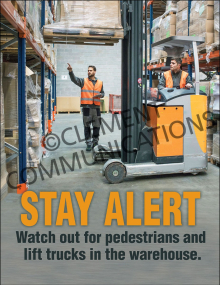 Warehouse Safety - Pedestrians - Posters