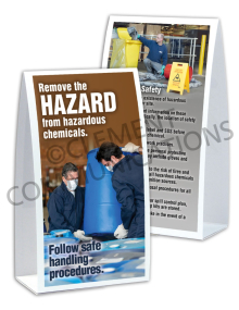 Chemical HazCom – Handling – Table Top Tent Card