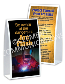 Electrical Safety – Arc Flash – Table-top Tent Cards