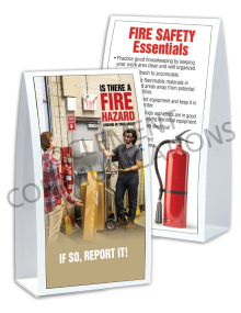 Fire Safety - Door Table-top Tent Cards