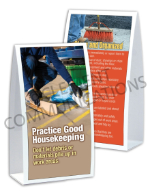 Housekeeping - Debris - Table-top Tent Cards