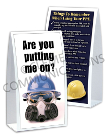 PPE – All Gear –Table-top Tent Cards