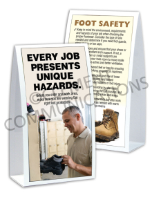 PPE – Unique Hazards - Table-top Tent Cards