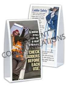 Ladder Safety - Check - Table-top Tent Cards