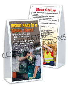 Heat Stress - Rising Threat – Table-top Tent Cards