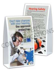 Hearing Protection - Chances - Table-top Tent Cards