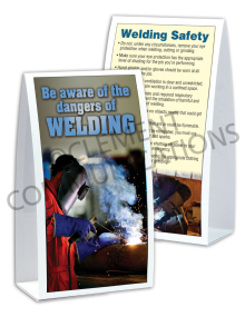 Welding – Dangers of Welding - Table-top Tent Cards