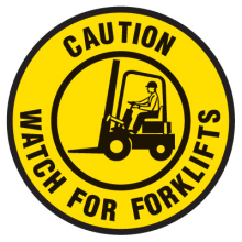 Floor Safety Signs - Caution Watch For Forklifts