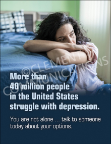 Struggle With Depression Poster