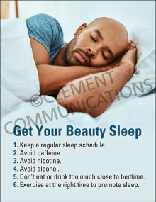 Fatigue-Get Your Beauty Sleep Poster