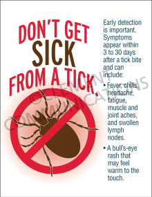 Sick From A Tick Poster