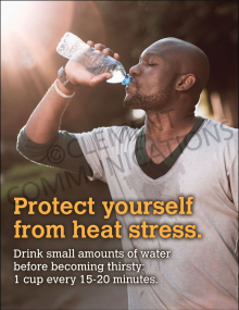 Protect Yourself From Heat Stress Poster