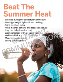 Beat the Summer Heat Poster