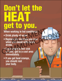 Don't Let the Heat Get to You Poster